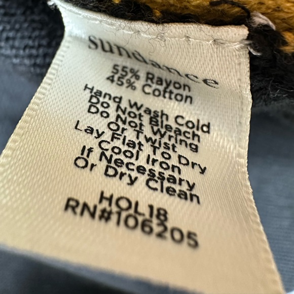 Sundance Floral Button Down Cardigan Size Medium - Picture 7 of 7